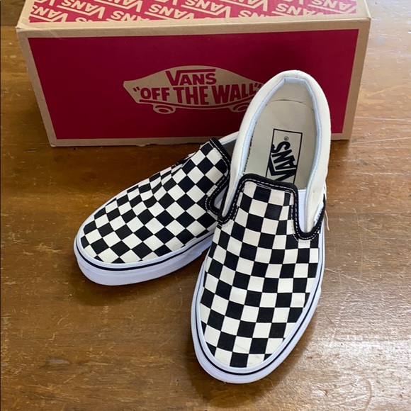 Vans Other - Vans Black & White Checkerboard Classic Slip-On
